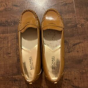 Michael Kors Brown Leather Flats